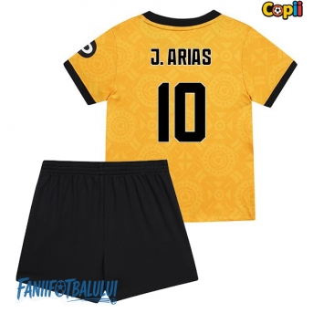 Wolves Jhon Arias #10 Echipament de Fotbal Replică 2025-26 Copii Acasa (+ Șorturi)